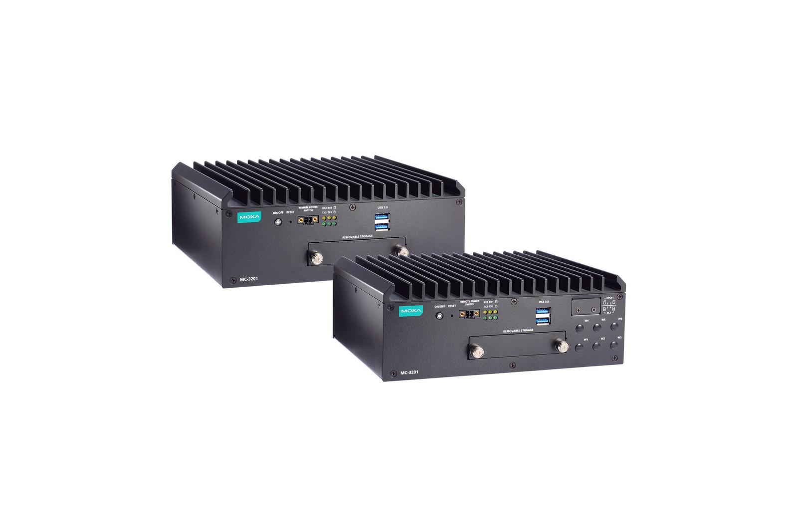 MC-3201 Series Compact computers with 11th Gen Intel® Core™ processor, designed for IIoT, AI, and marine applications, -20 to 55°C operating temperature